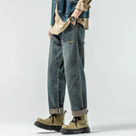 Vintage Blue Straight Leg Jeans