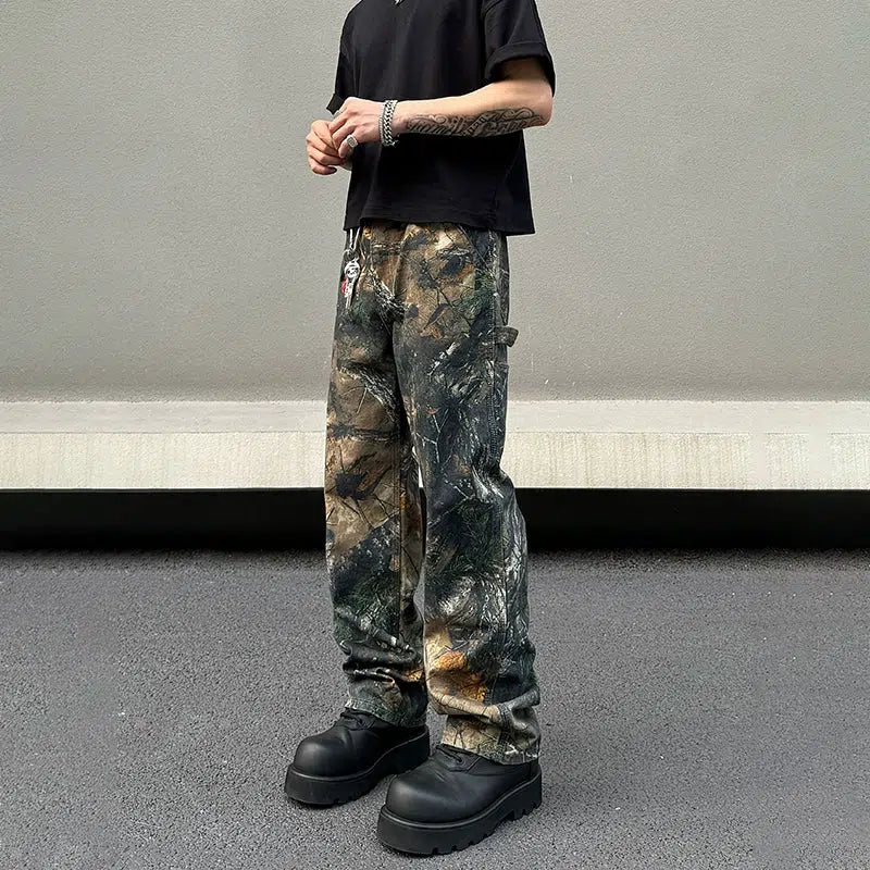 Vintage Camouflage Jeans