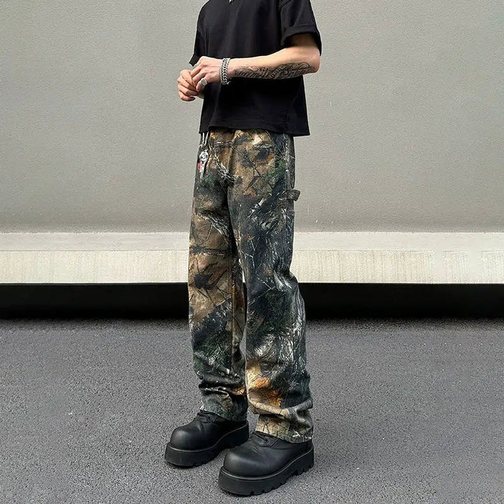 Vintage Camouflage Jeans