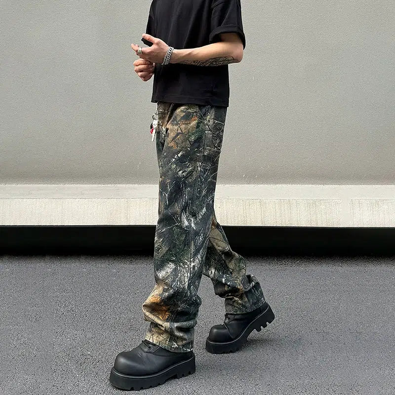Vintage Camouflage Jeans