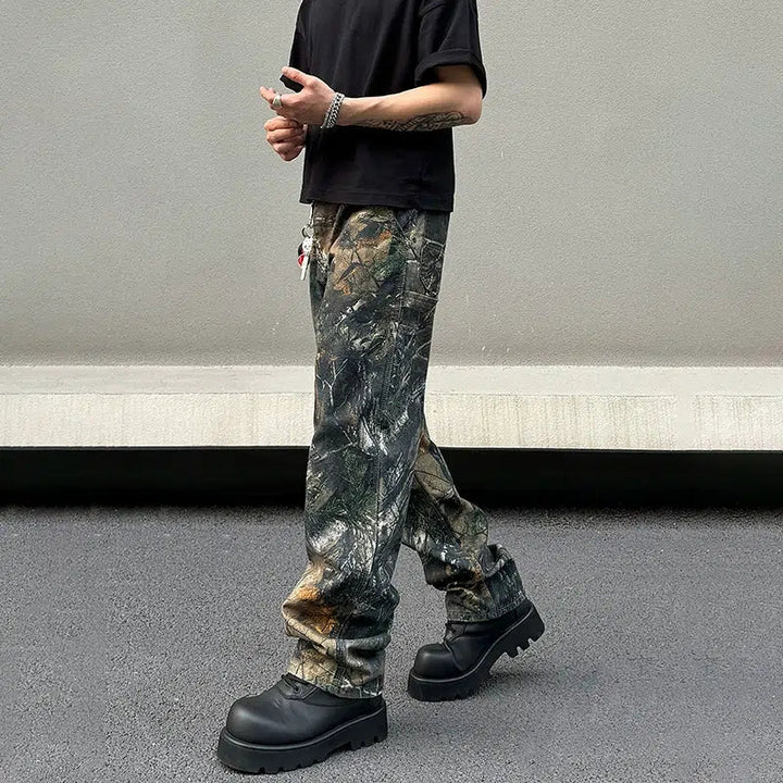 Vintage Camouflage Jeans