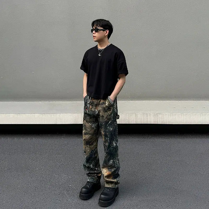 Vintage Camouflage Jeans