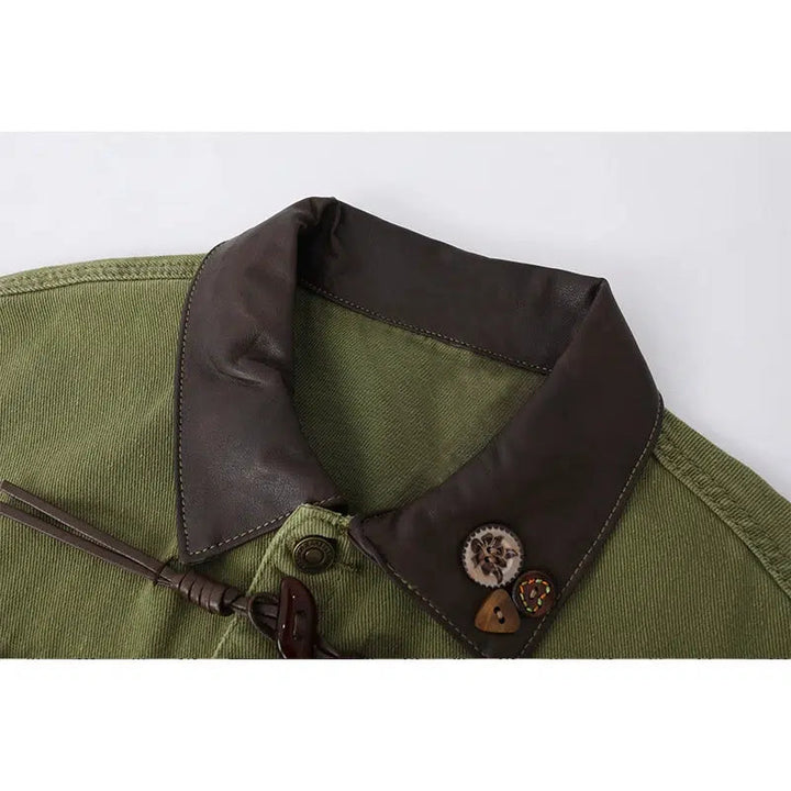 Vintage Embroidery Patchwork Coat