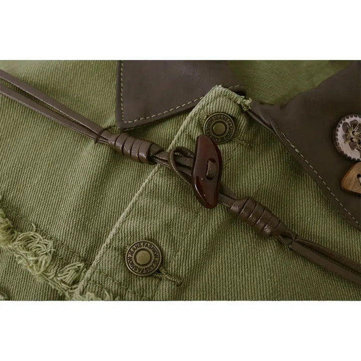 Vintage Embroidery Patchwork Coat