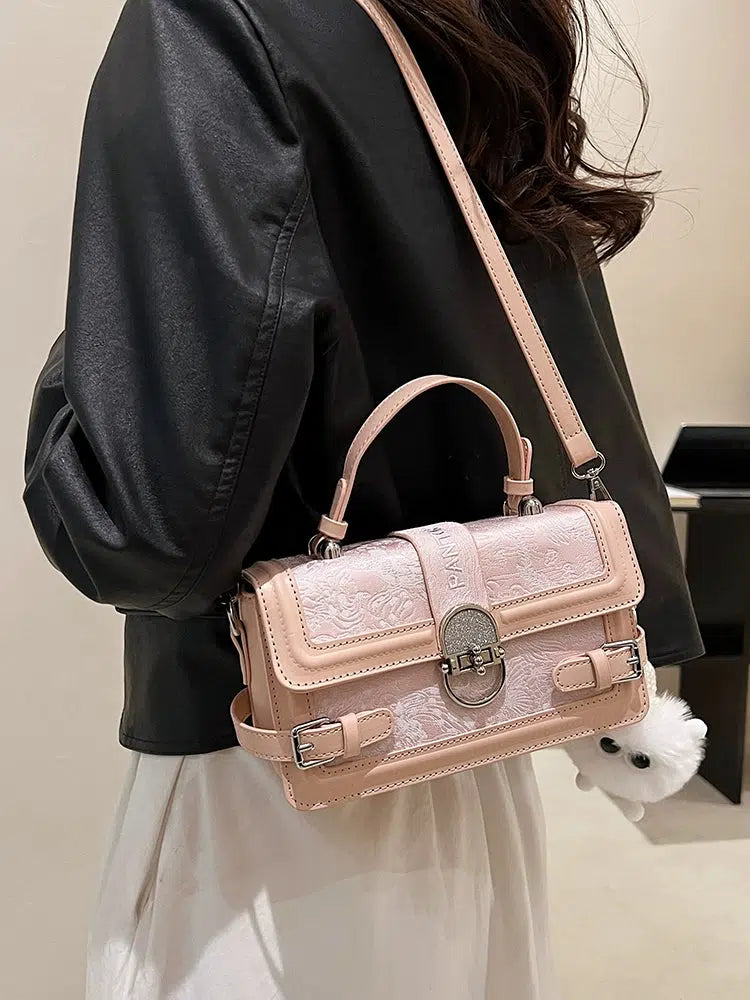 Vintage Floral Small Square Bag