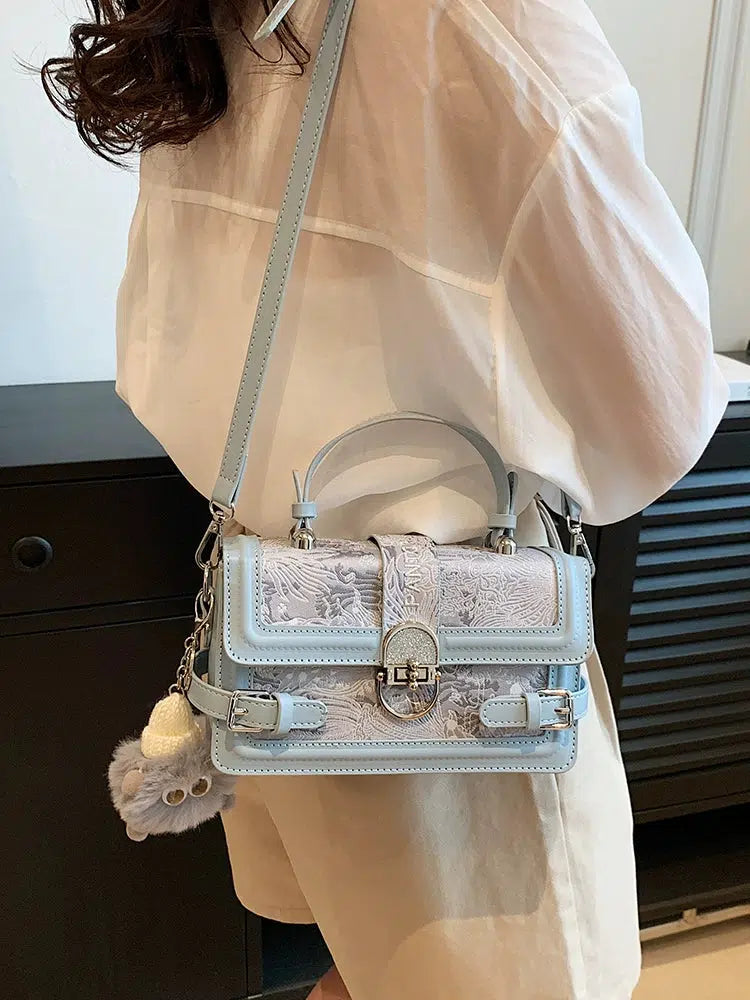 Vintage Floral Small Square Bag