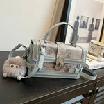 Vintage Floral Small Square Bag