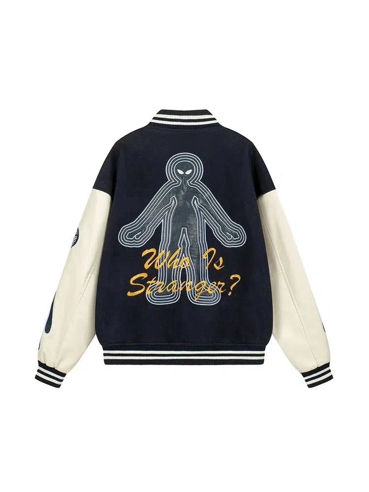 Vintage Graphic Varsity Jacket