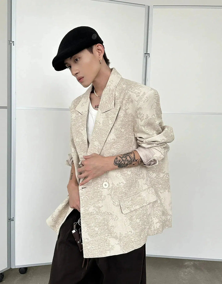 Vintage-Inspired Oversized Jacket