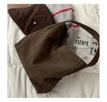 Vintage Large Suede Tote Bag