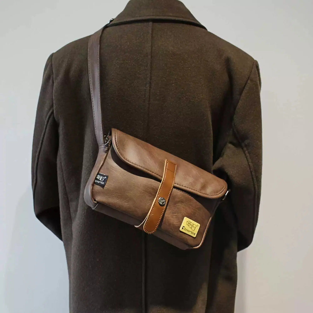 Vintage Leather Crossbody Bag