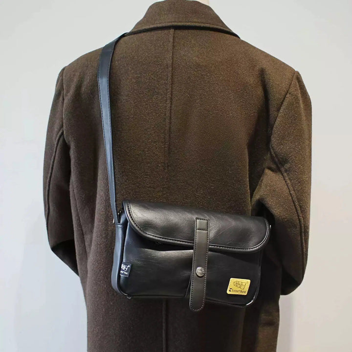 Vintage Leather Crossbody Bag