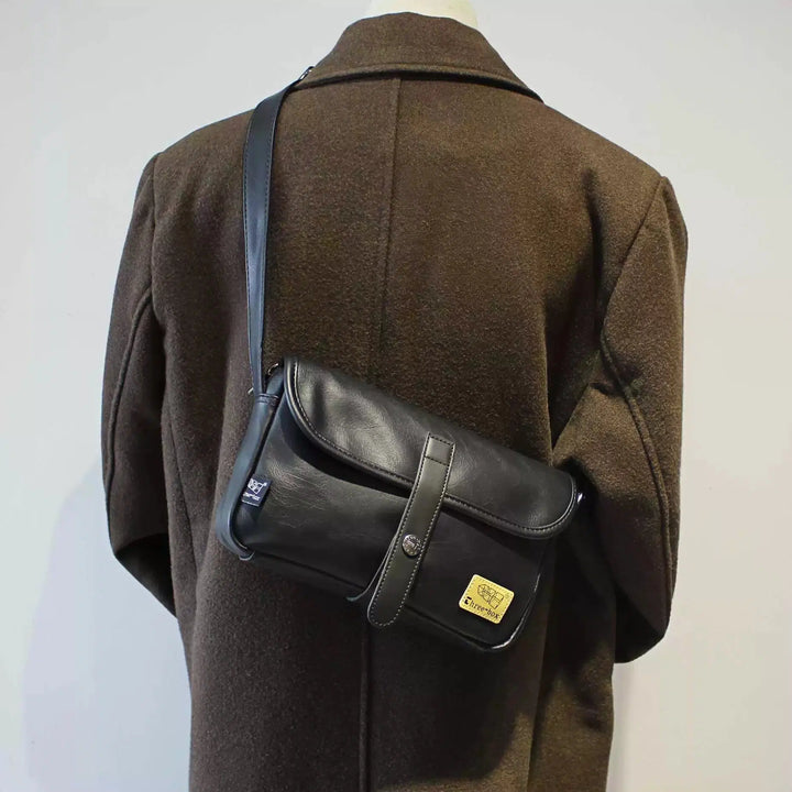 Vintage Leather Crossbody Bag