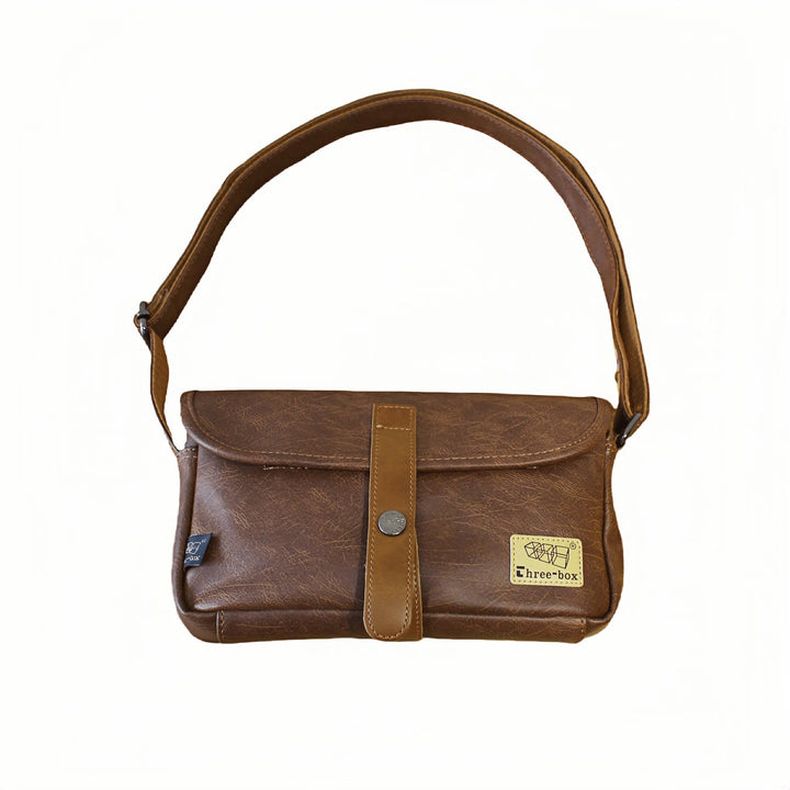 Vintage Leather Crossbody Bag
