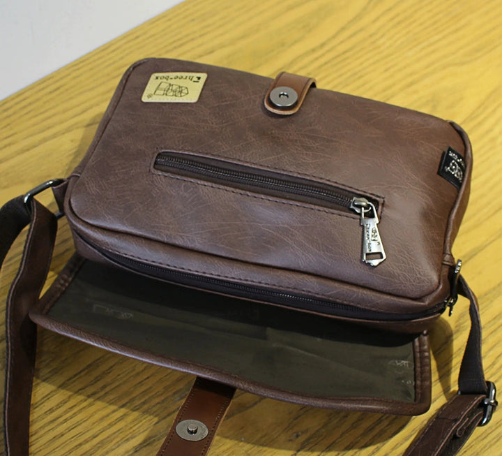 Vintage Leather Crossbody Bag