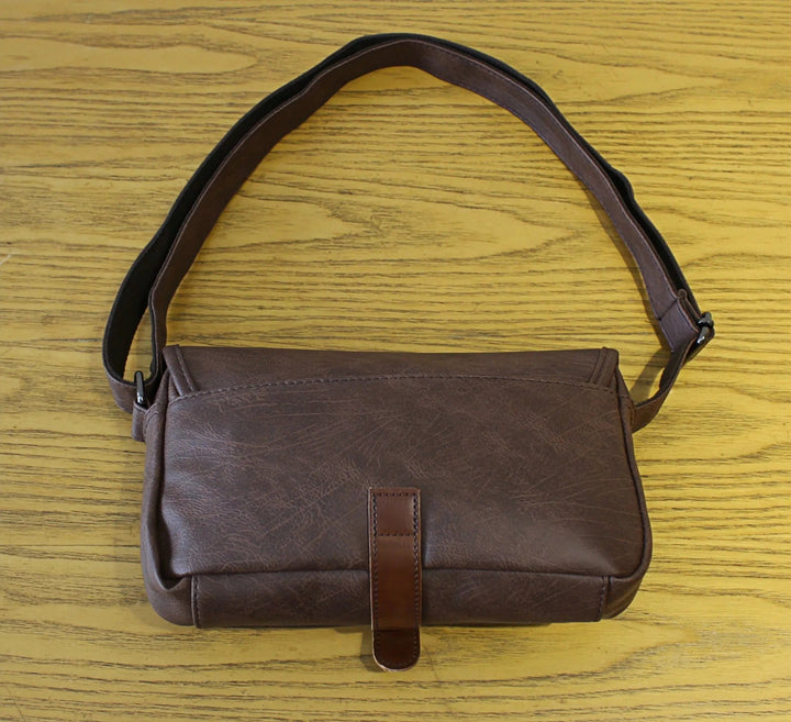 Vintage Leather Crossbody Bag