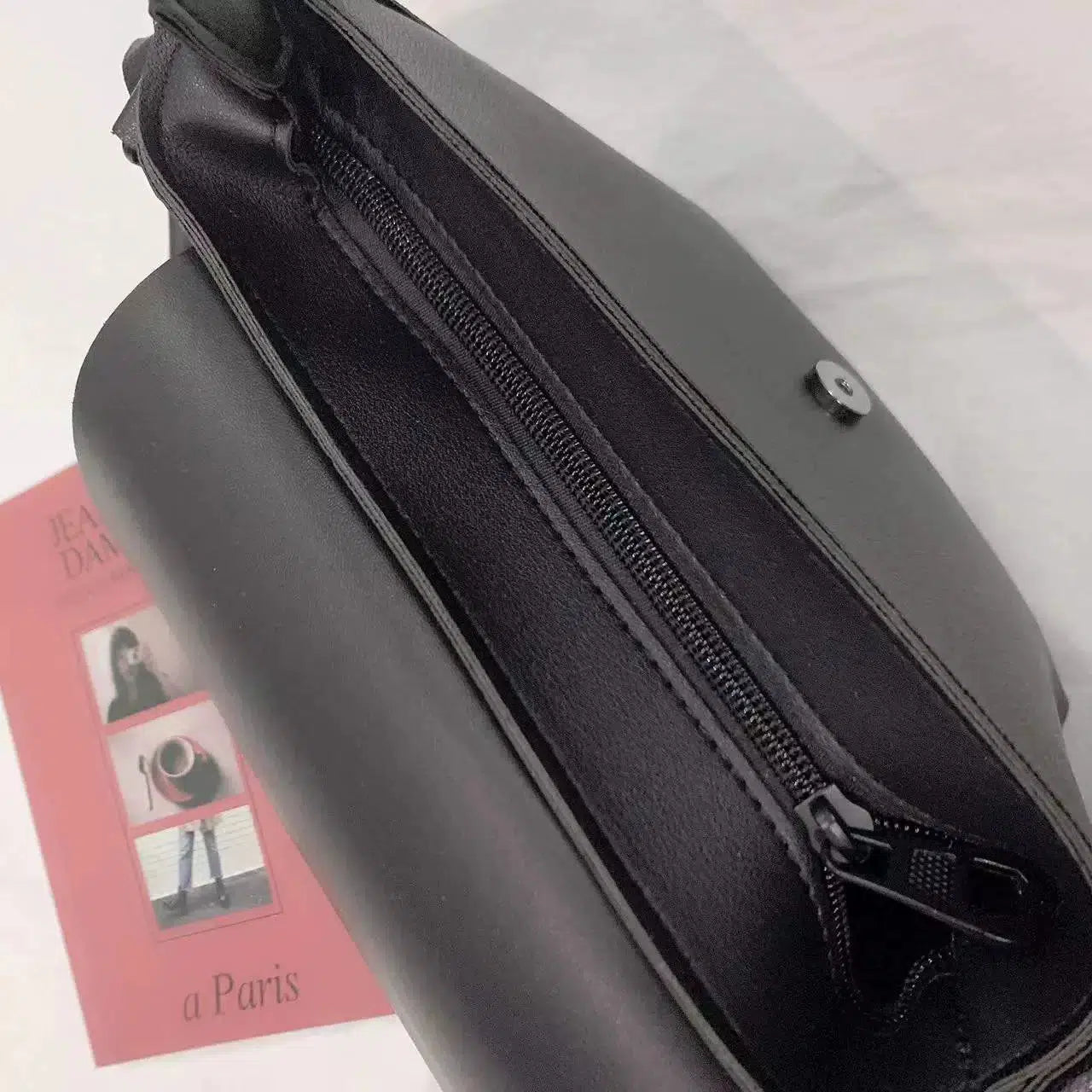 Vintage Leather Crossbody Chest Bag