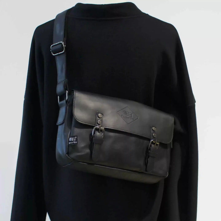 Vintage Leather Messenger Bag