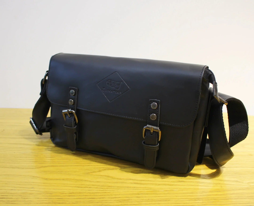 Vintage Leather Messenger Bag