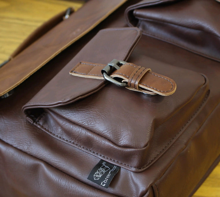 Vintage Leather Messenger Bag