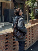 Vintage Leather Shoulder Crossbody Bag