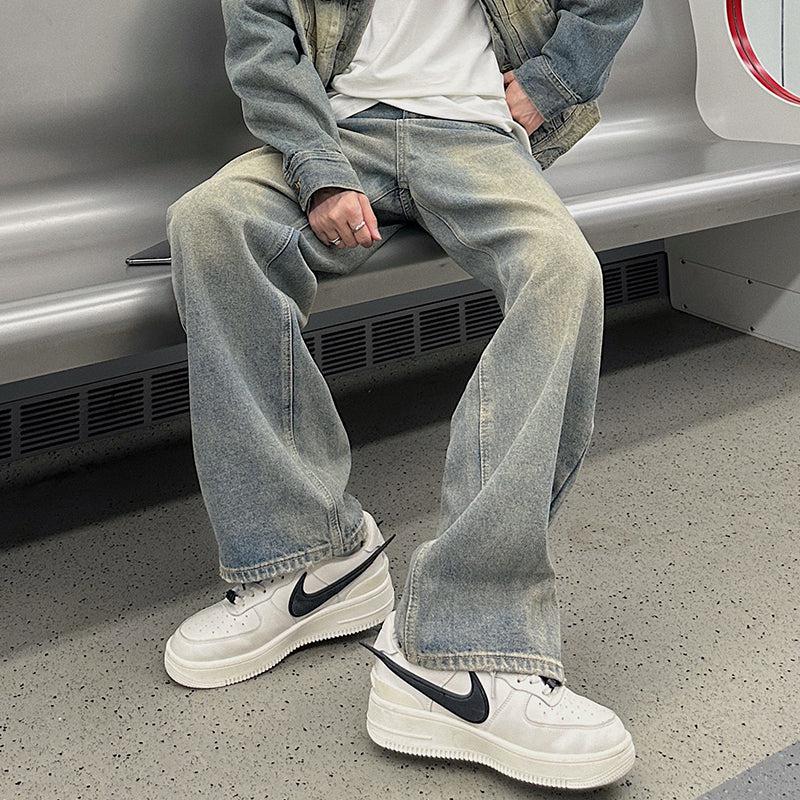 Vintage Light Blue Denim Suit