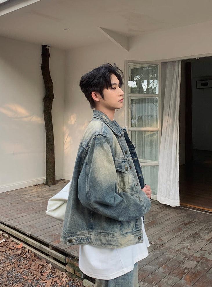 Vintage Light Blue Denim Suit