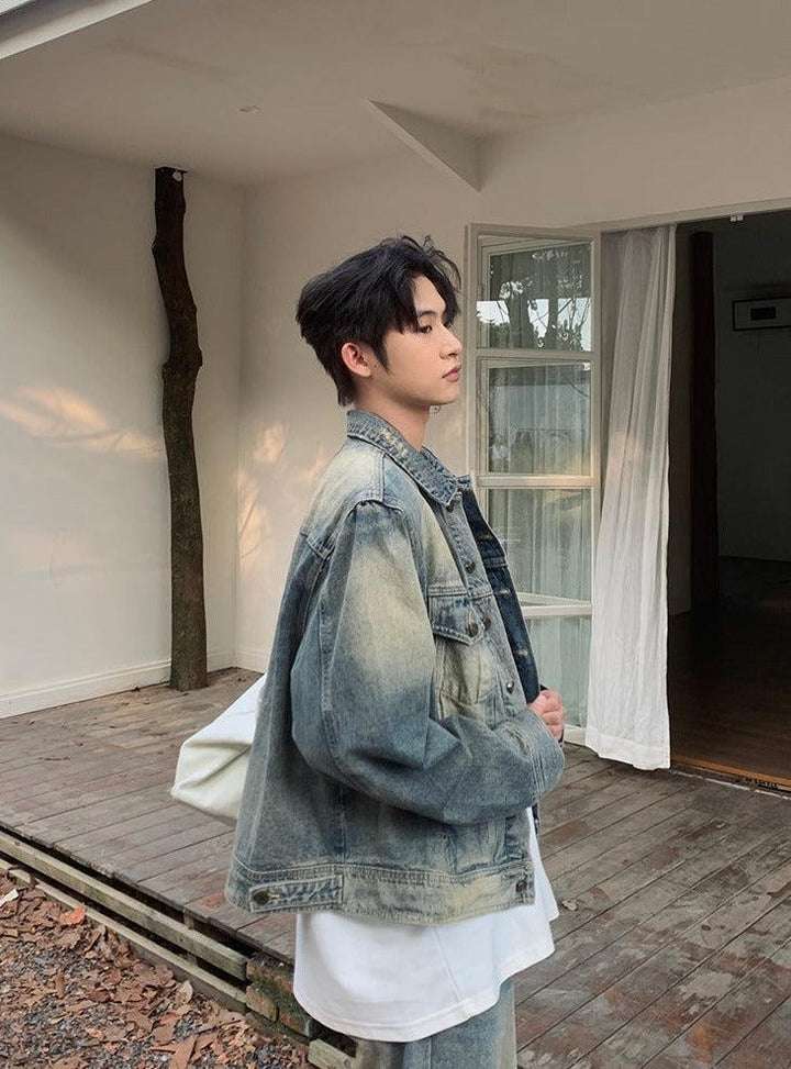 Vintage Light Blue Denim Suit