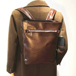 Vintage PU Leather Backpack