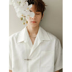 Vintage Pattern Lapel Shirt