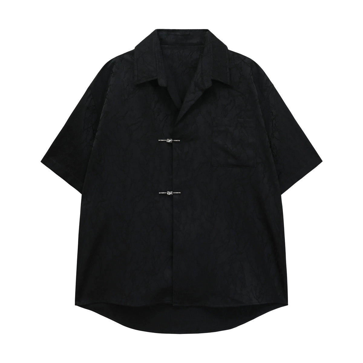 Vintage Pattern Lapel Shirt