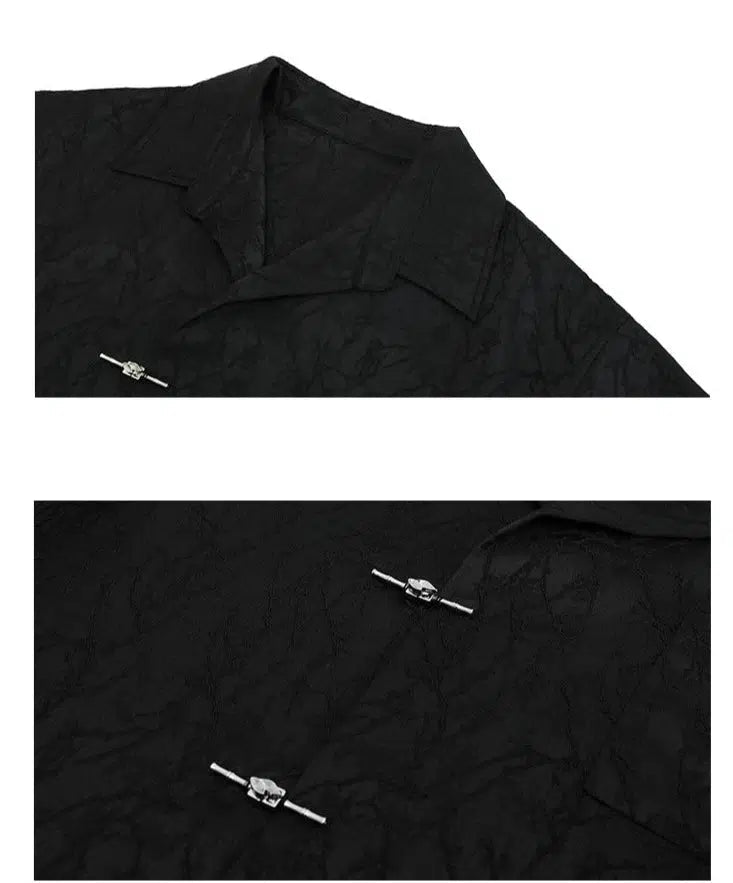 Vintage Pattern Lapel Shirt