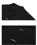 Vintage Pattern Lapel Shirt