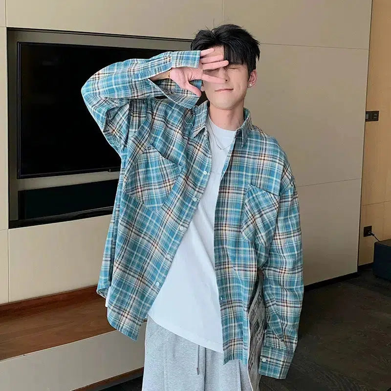 Vintage Plaid Flannel Shirt