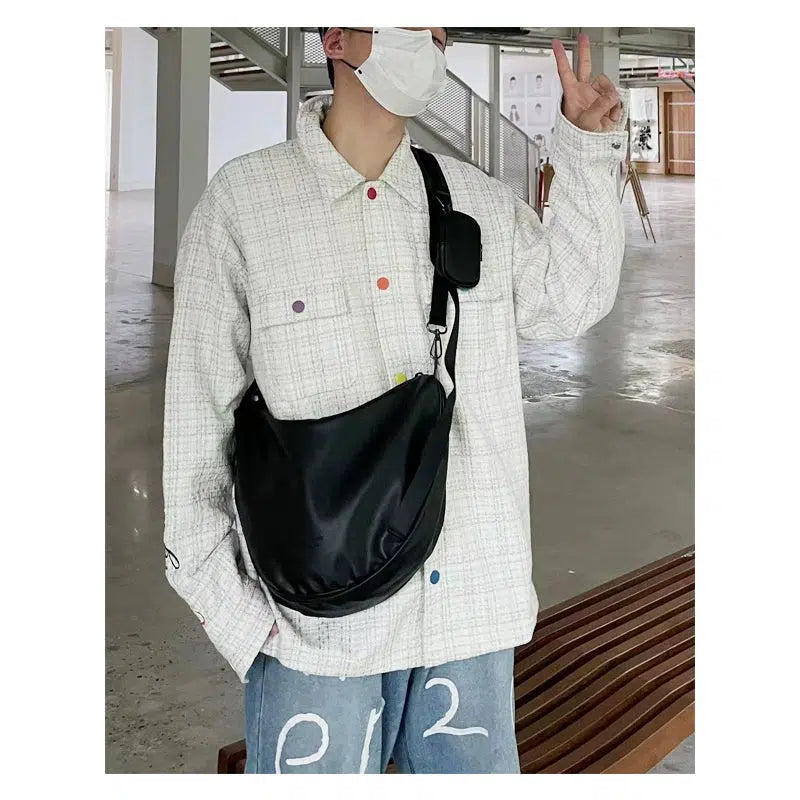 Vintage Soft Leather Shoulder Bag