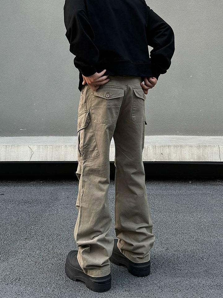 Vintage Straight-leg Cargo Pants