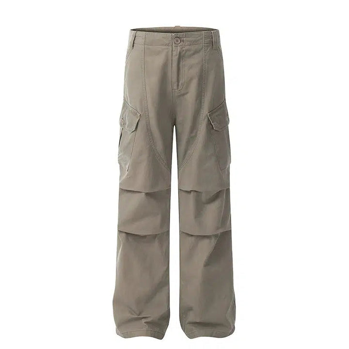 Vintage Straight-leg Cargo Pants