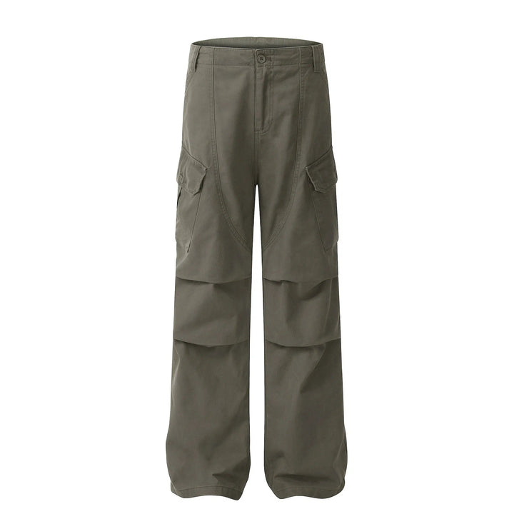 Vintage Straight-leg Cargo Pants