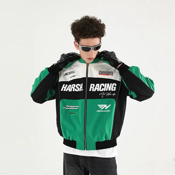Vintage Varsity Racing Jacket