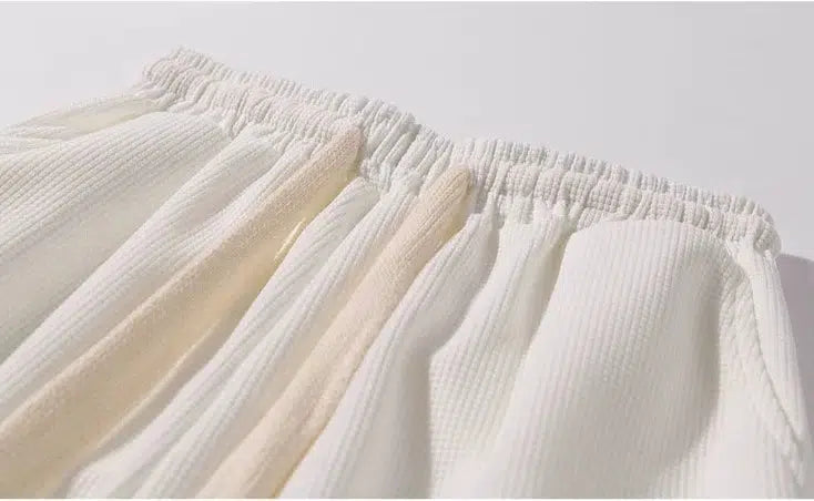 Waffle Straight Casual Pants