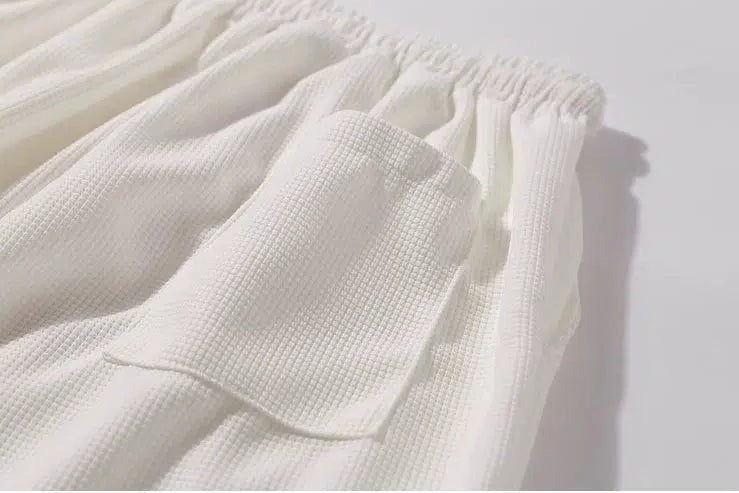 Waffle Straight Casual Pants