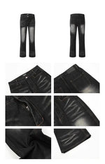 Washed Black and Gray Slim Fit Jean
