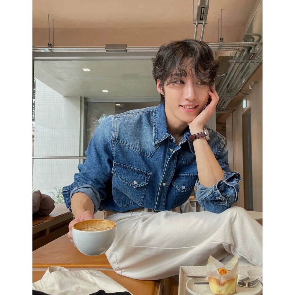 Washed Blue Denim Shirt