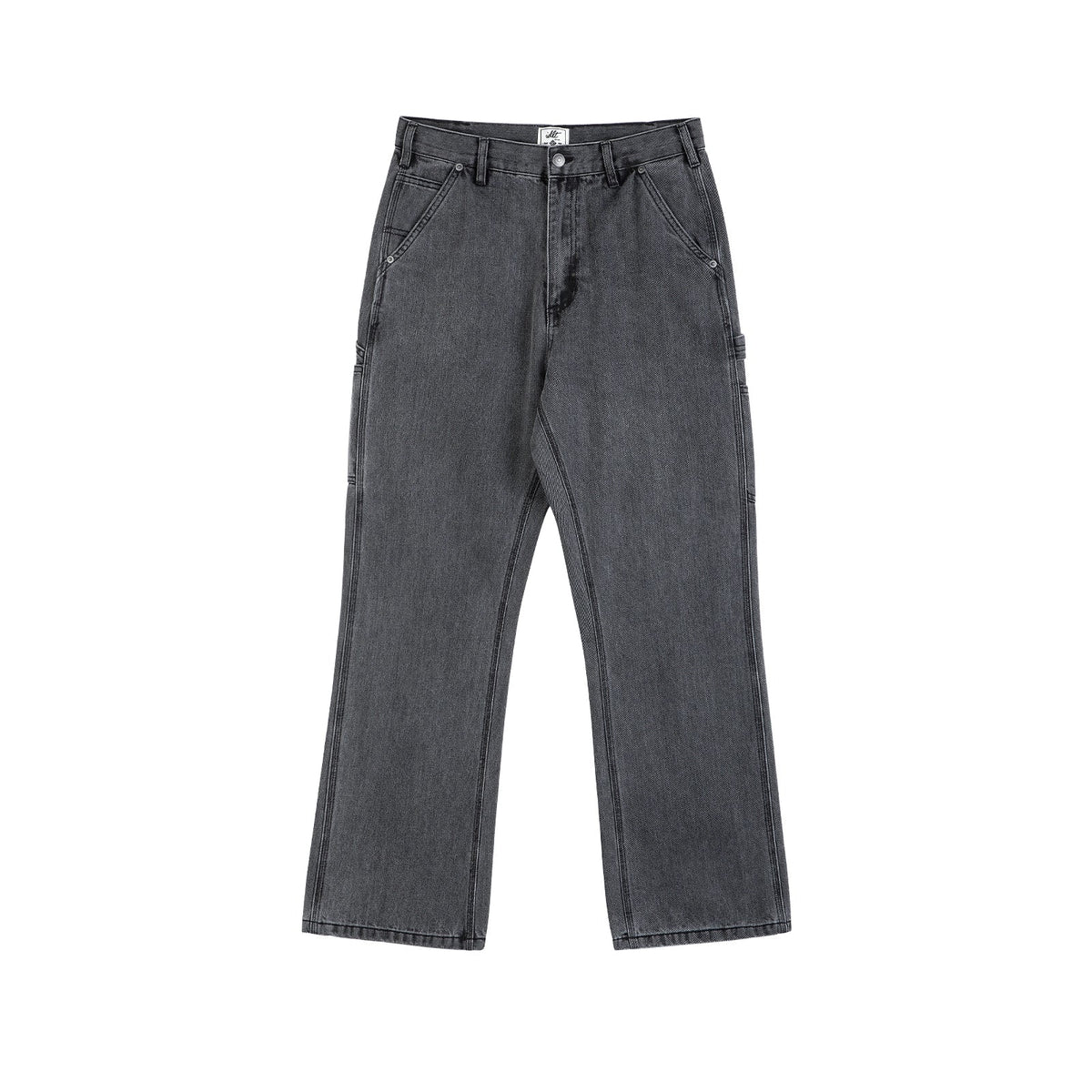 Washed Classic Straight-Leg Jeans