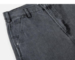Washed Classic Straight-Leg Jeans