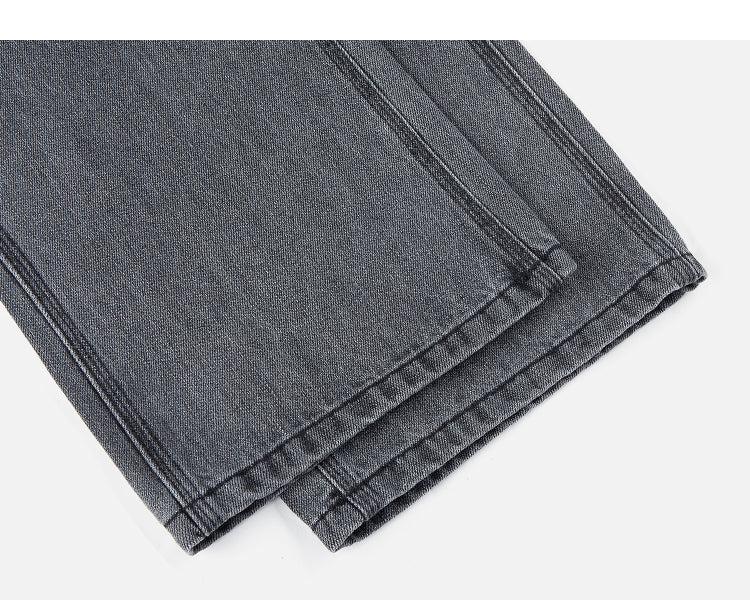 Washed Classic Straight-Leg Jeans