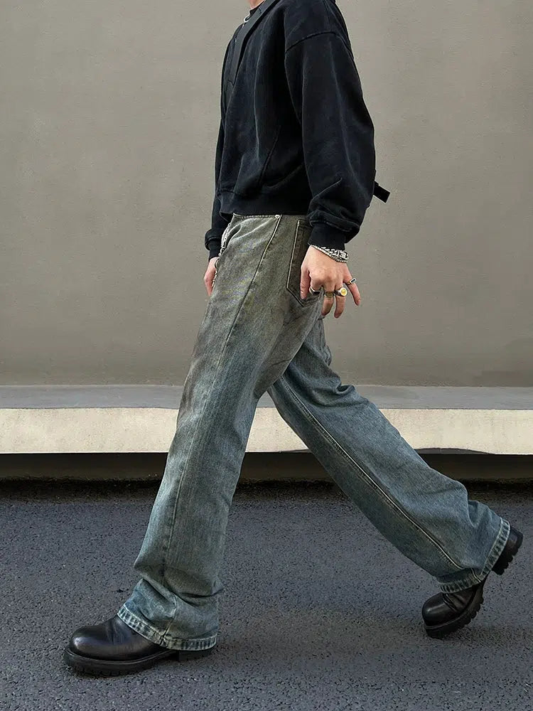Washed Dirty Vintage Jeans