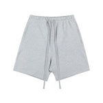 Washed Elastic Waist Shorts