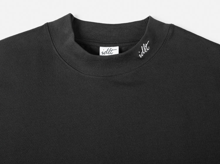 Washed Embroidered Round Neck T-shirt