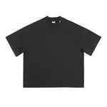 Washed Embroidered Round Neck T-shirt